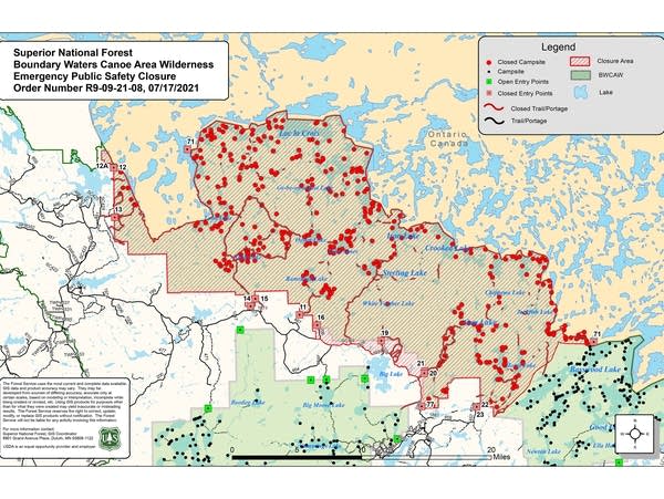 boundary waters map