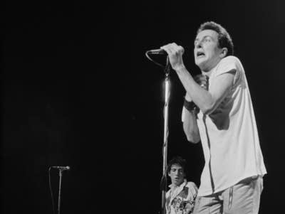 Joe Strummer and Mick Jones