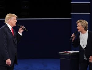 Donald Trump and Hillary Clinton debate
