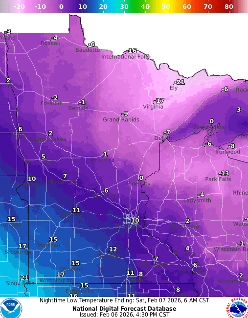 Wintry Saturday ahead; another thaw early next week