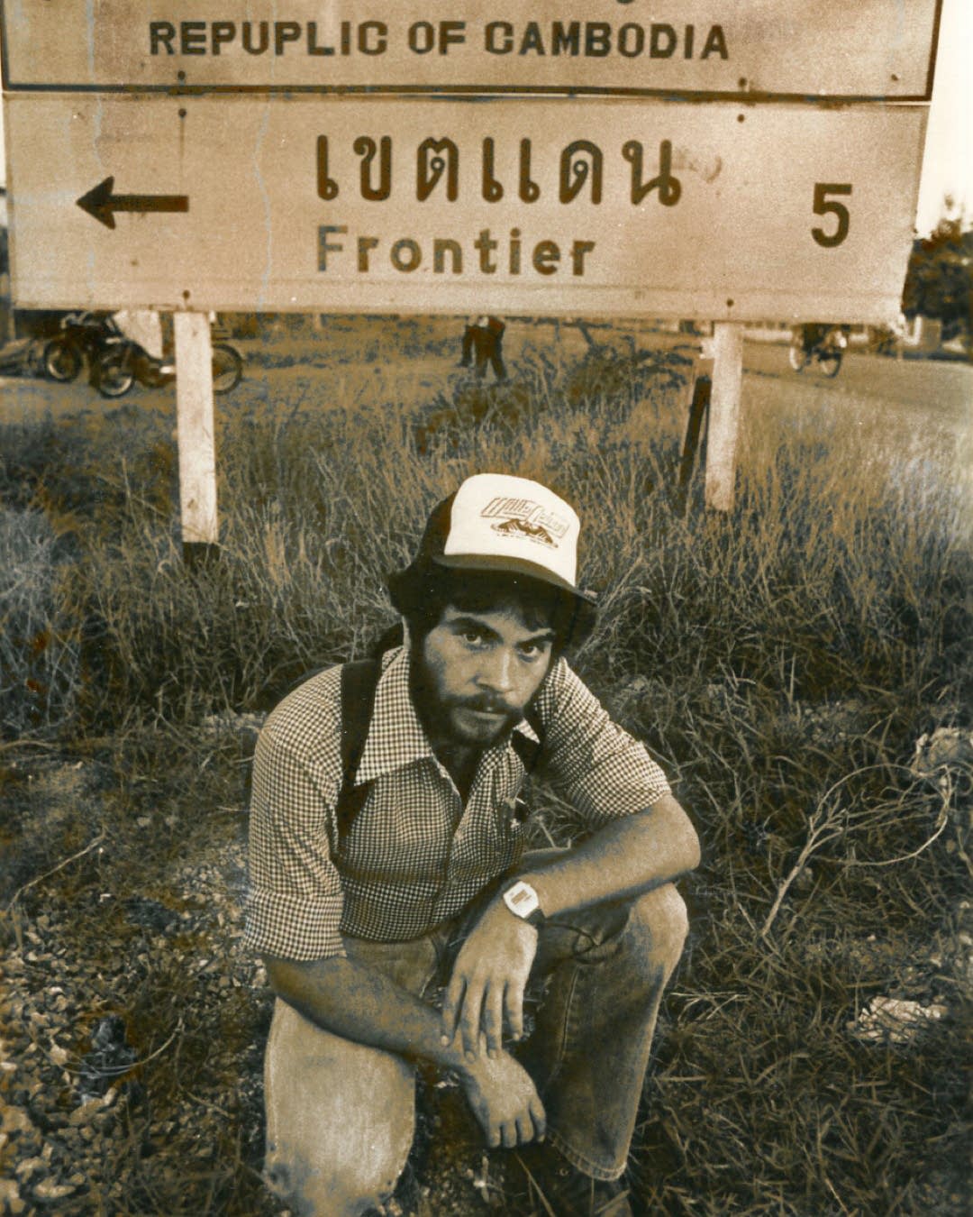 Greg Barron along the Thai-Cambodia border