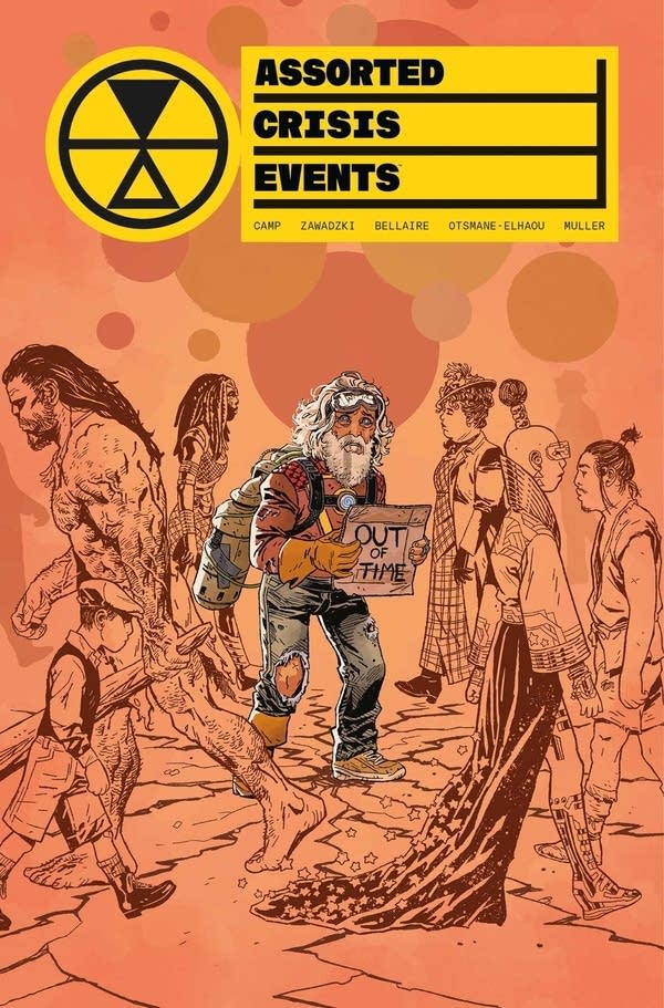 An orange book cover