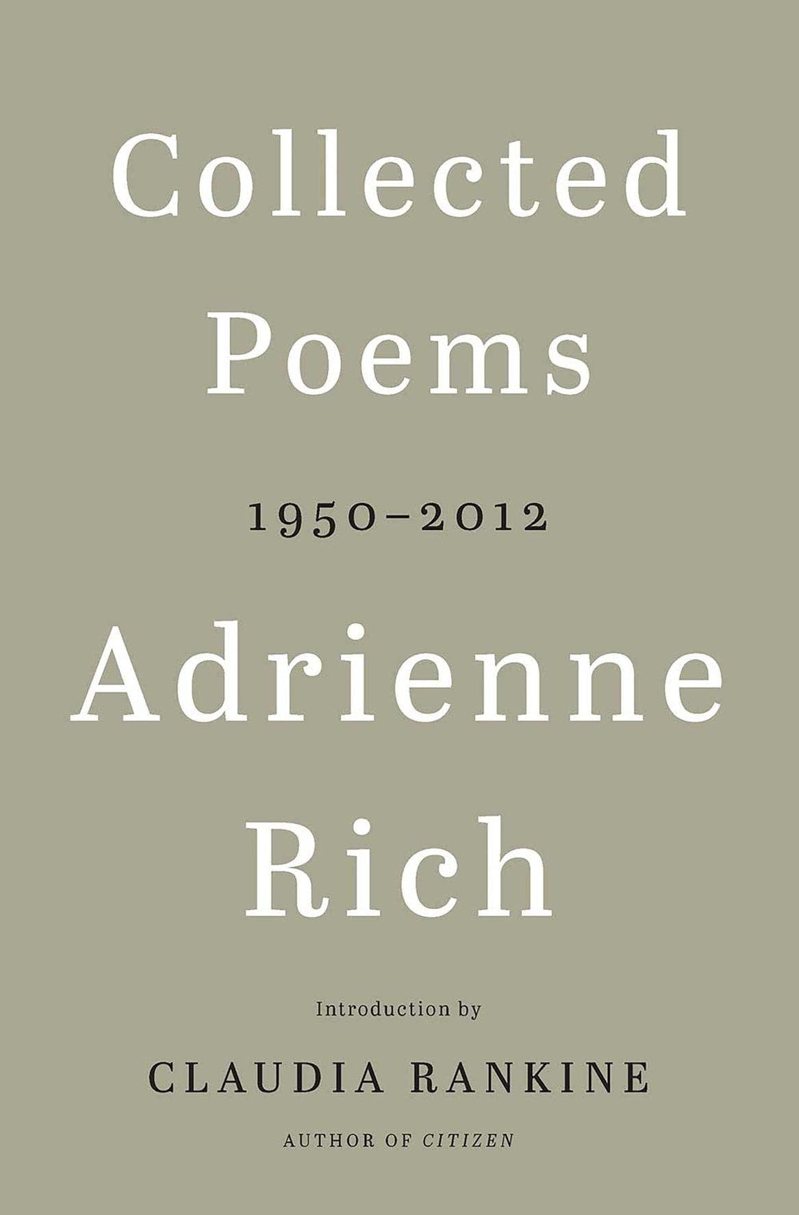 'Collected Poems' by Adrienne Rich