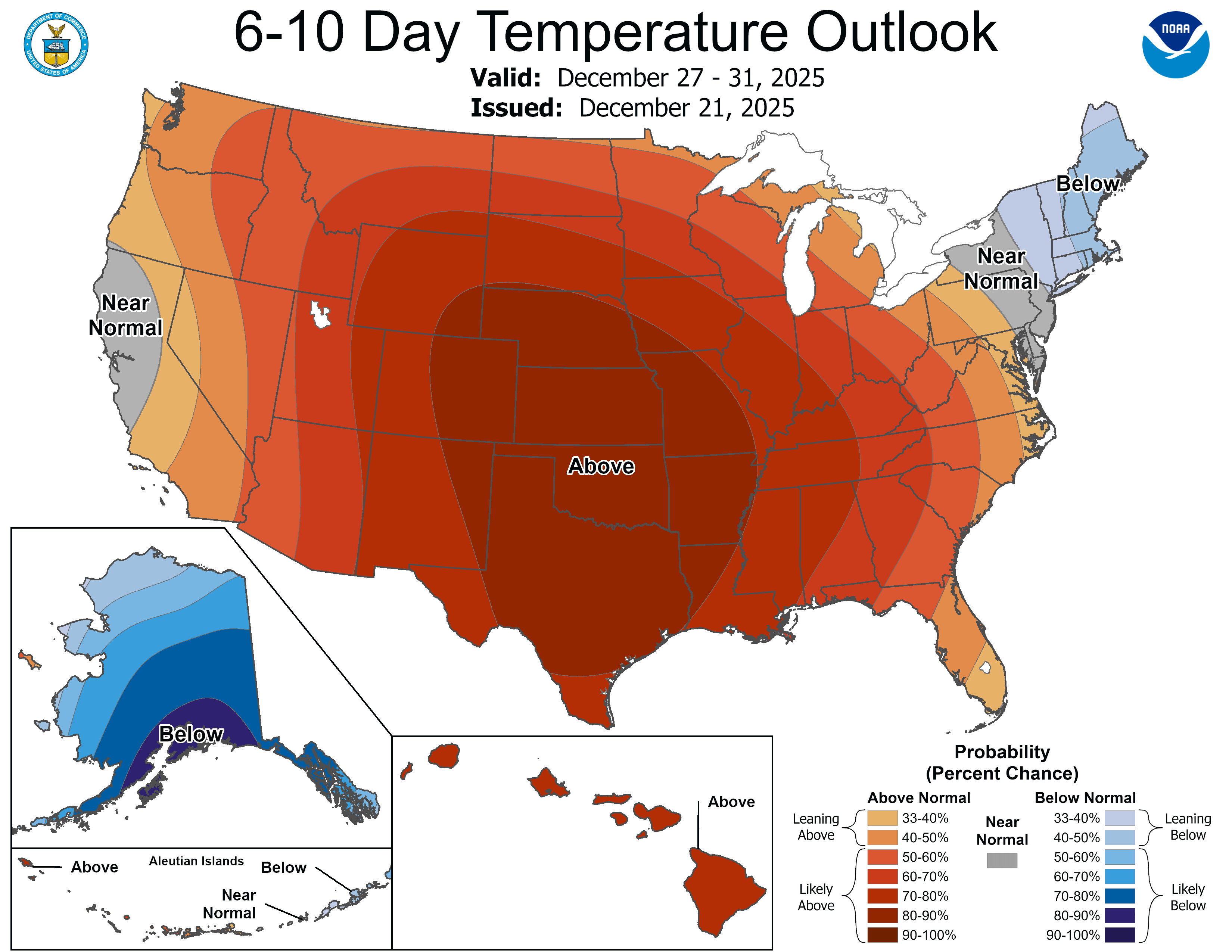 6-10 day temperature outlook