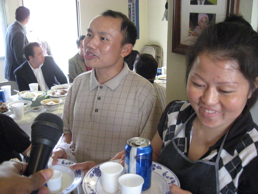 Kou Hang and his wife