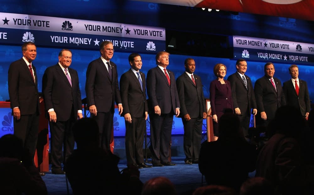 The October 2015 Republican debate