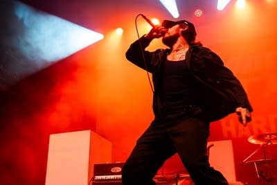 Speed performing on stage