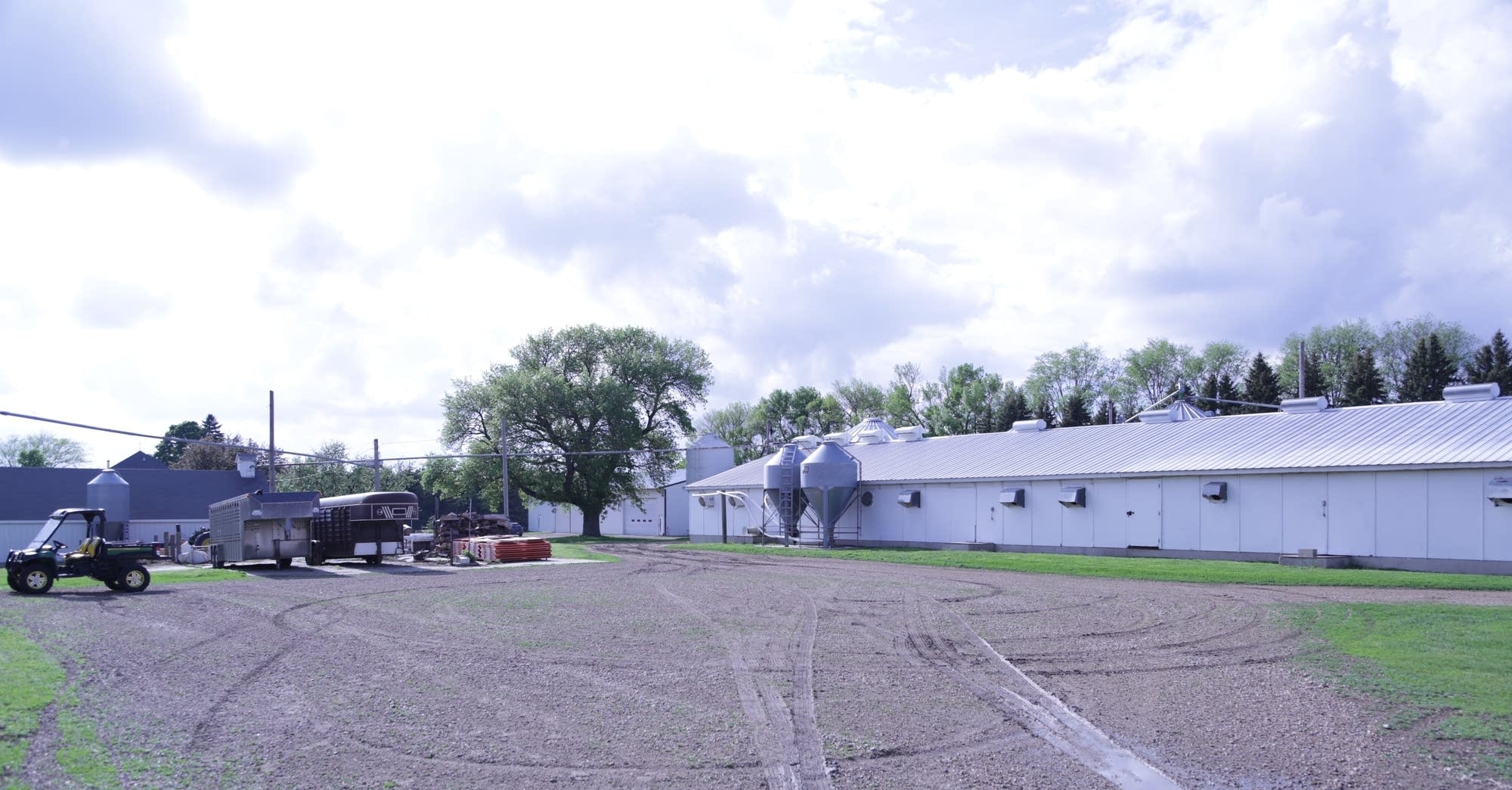 One of the barns on the Stevermer's farm.