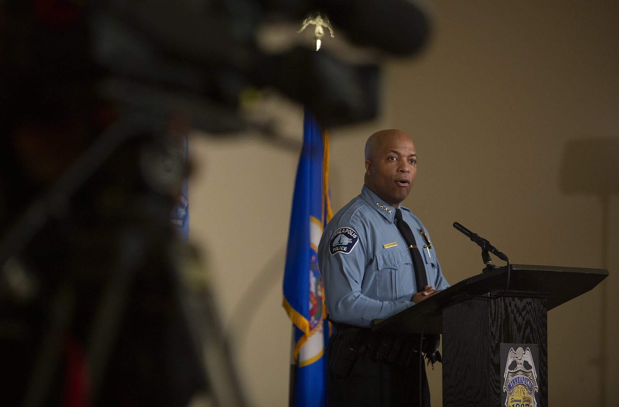Minneapolis police chief to pull out of union negotiations MPR News