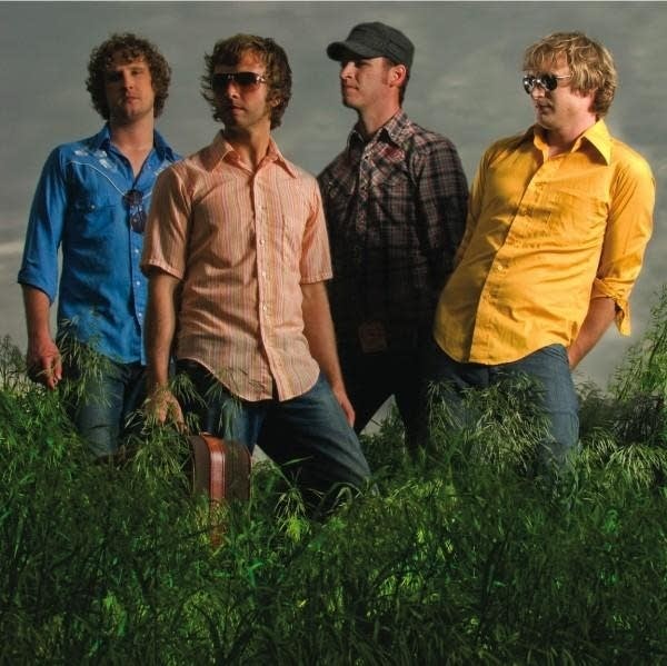 Pictures of Then perform in The Current studios