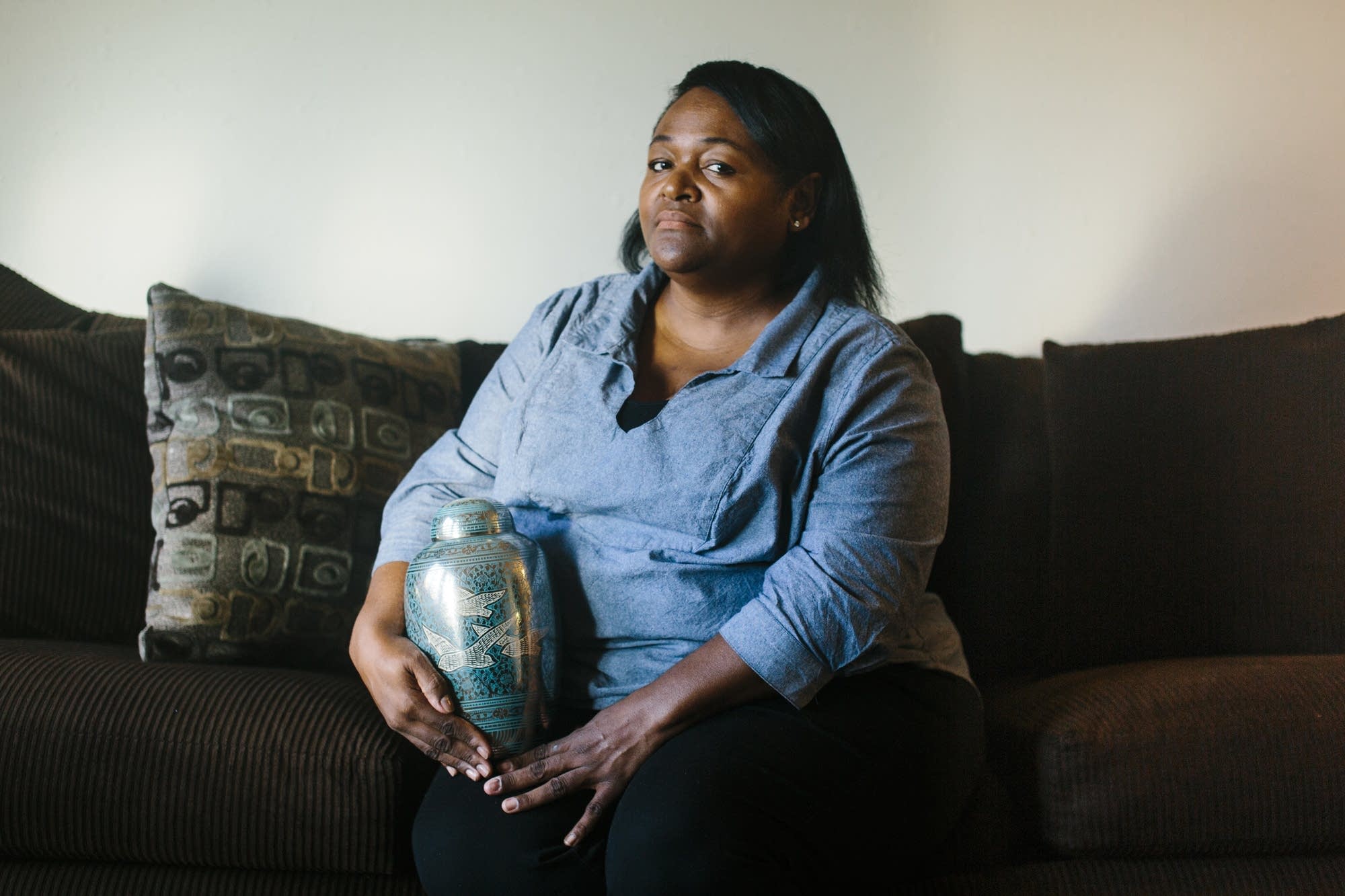 Sa'Lesha Beeks sits for a portrait.