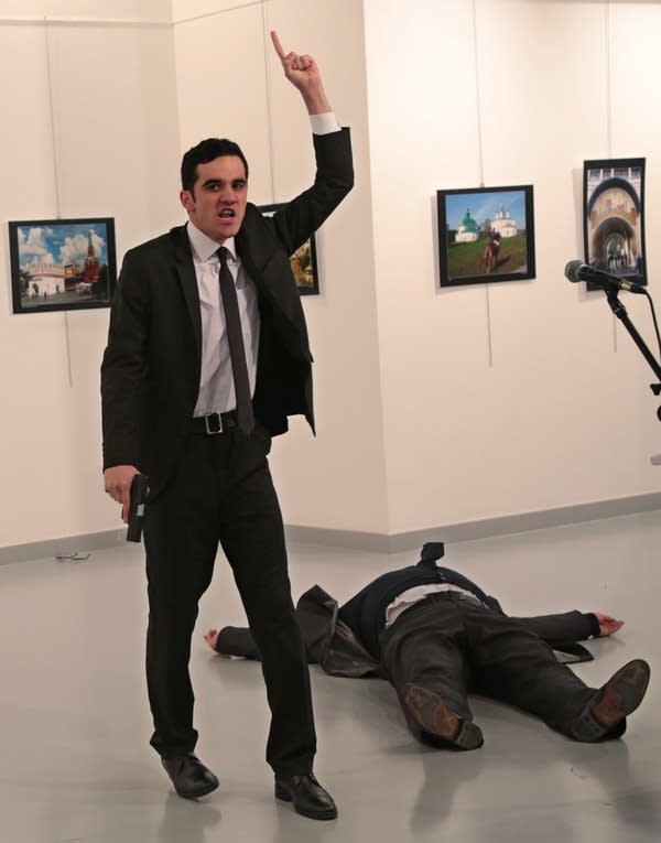 APTOPIX Turkey Russian Ambassador