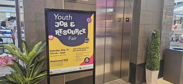A sign reads "Youth Job & Resource Fair."
