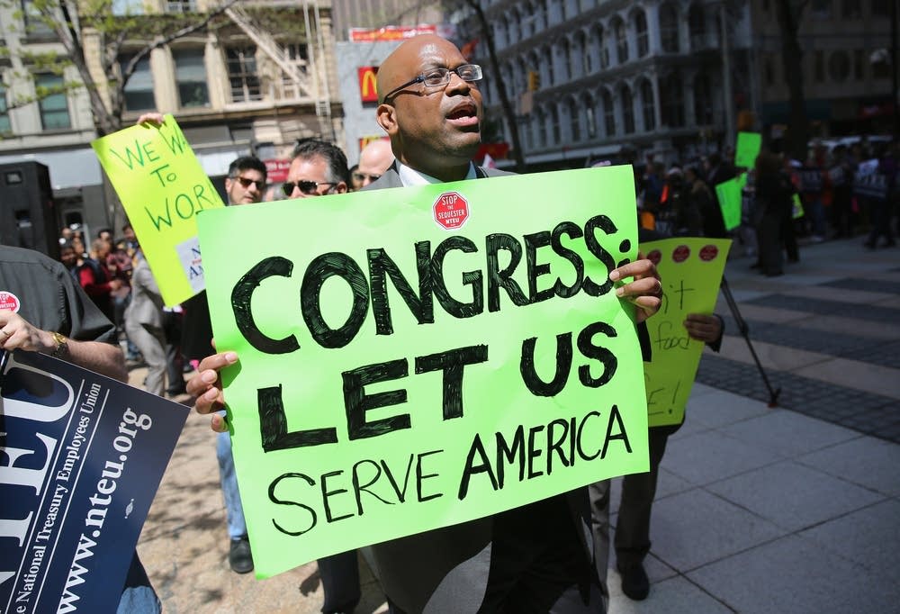 Sequester protest