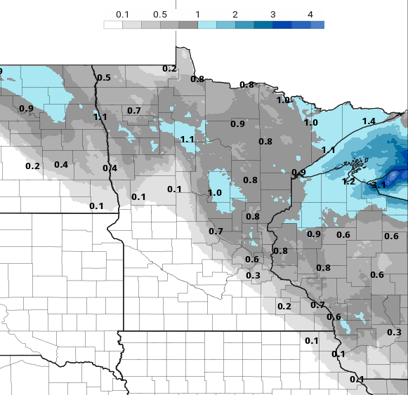 Warmer with more snow showers on the way Tuesday 