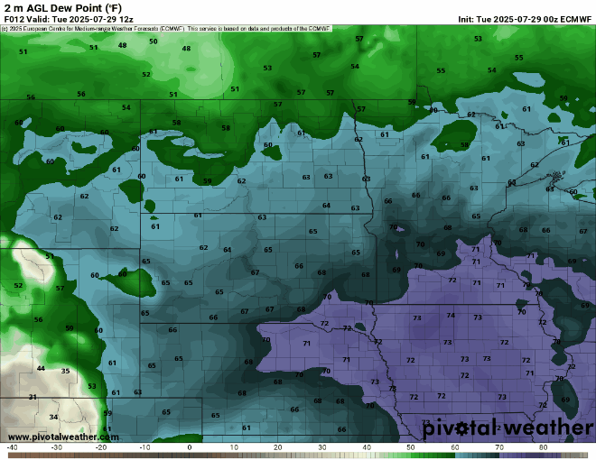 Still muggy Tuesday, but drier and cooler air is coming  