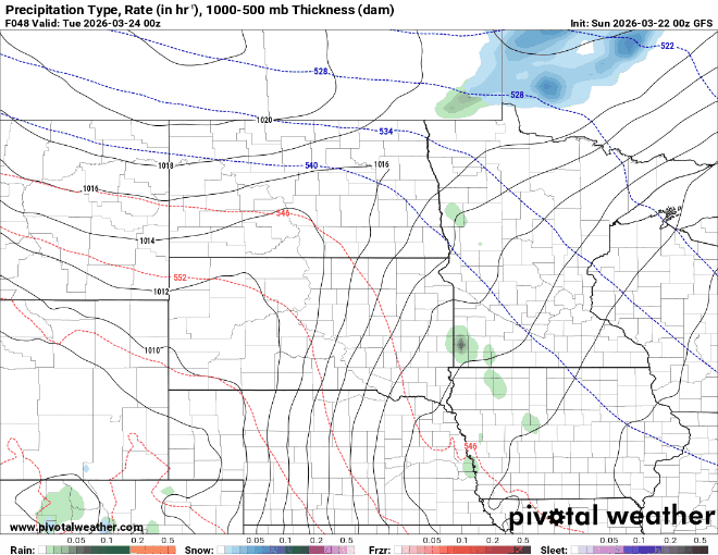 Forecast precipitation Monday 7 p.m. to Thursday 7 p.m.