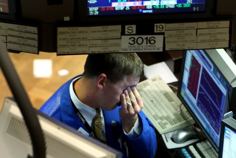 On the floor of the New York Stock Exchange