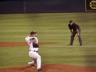 Twins pitcher Johan Santana