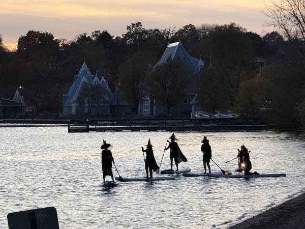 Witches paddle board