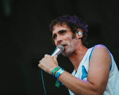 The All-American Rejects band performing on stage