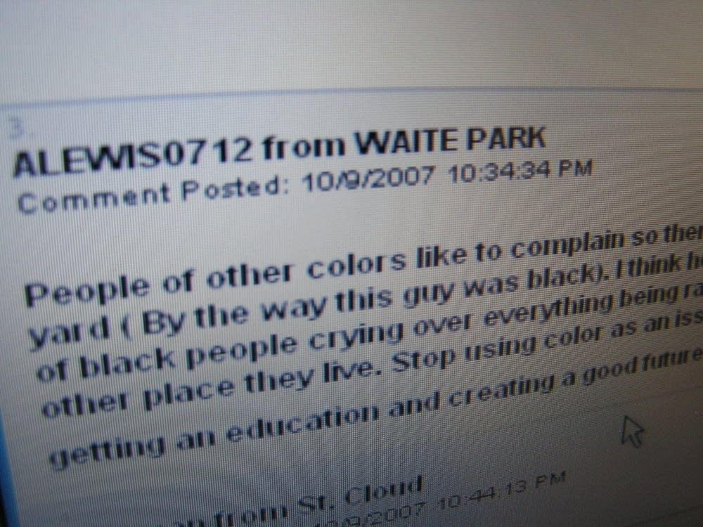 Online comment