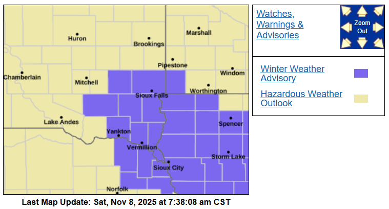 Winter weather advisory