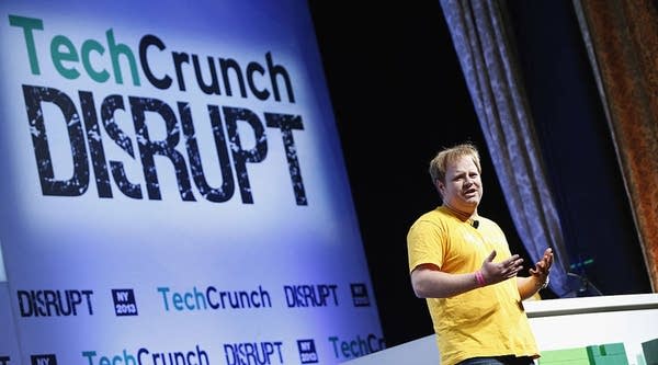 Parker Conrad of the startup Zenefits speaks onstage at TechCrunch Disrupt NY 2013.