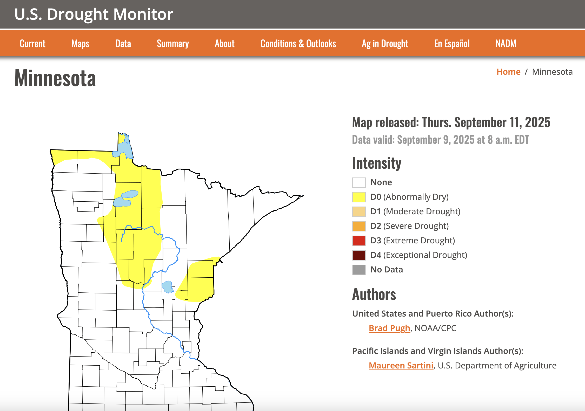mn drought