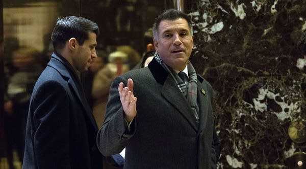 Vincent Viola arrives at Trump Tower for meetings with President-elect Donald Trump on Dec. 16 in New York.