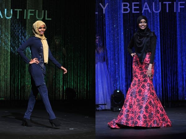 Halima Aden in Miss Minnesota USA competition.