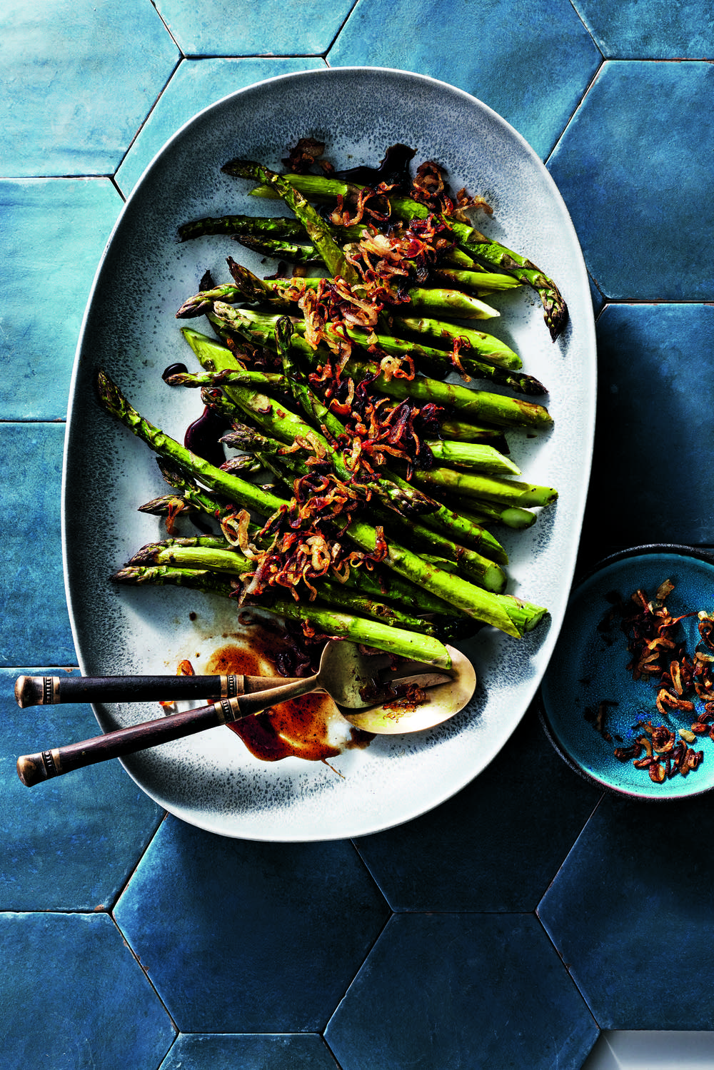 Roasted Asparagus With Tamarind And Crispy Shallots The Splendid Table