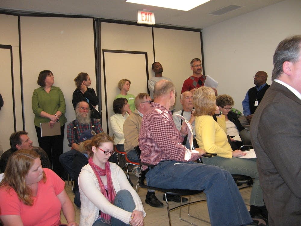 Charter hearing crowd