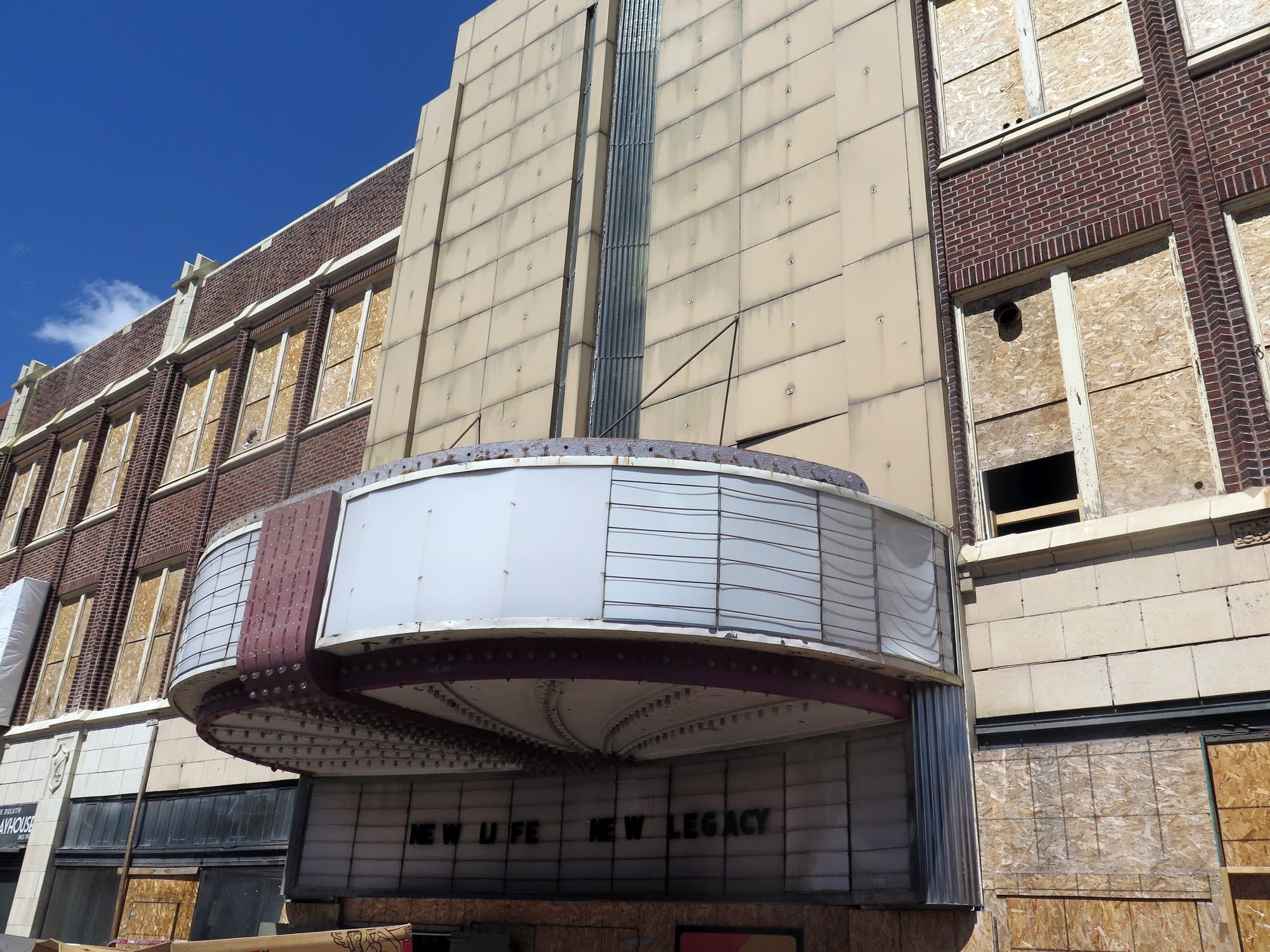 Historic Duluth theater rehab over half done, and uncovering secrets