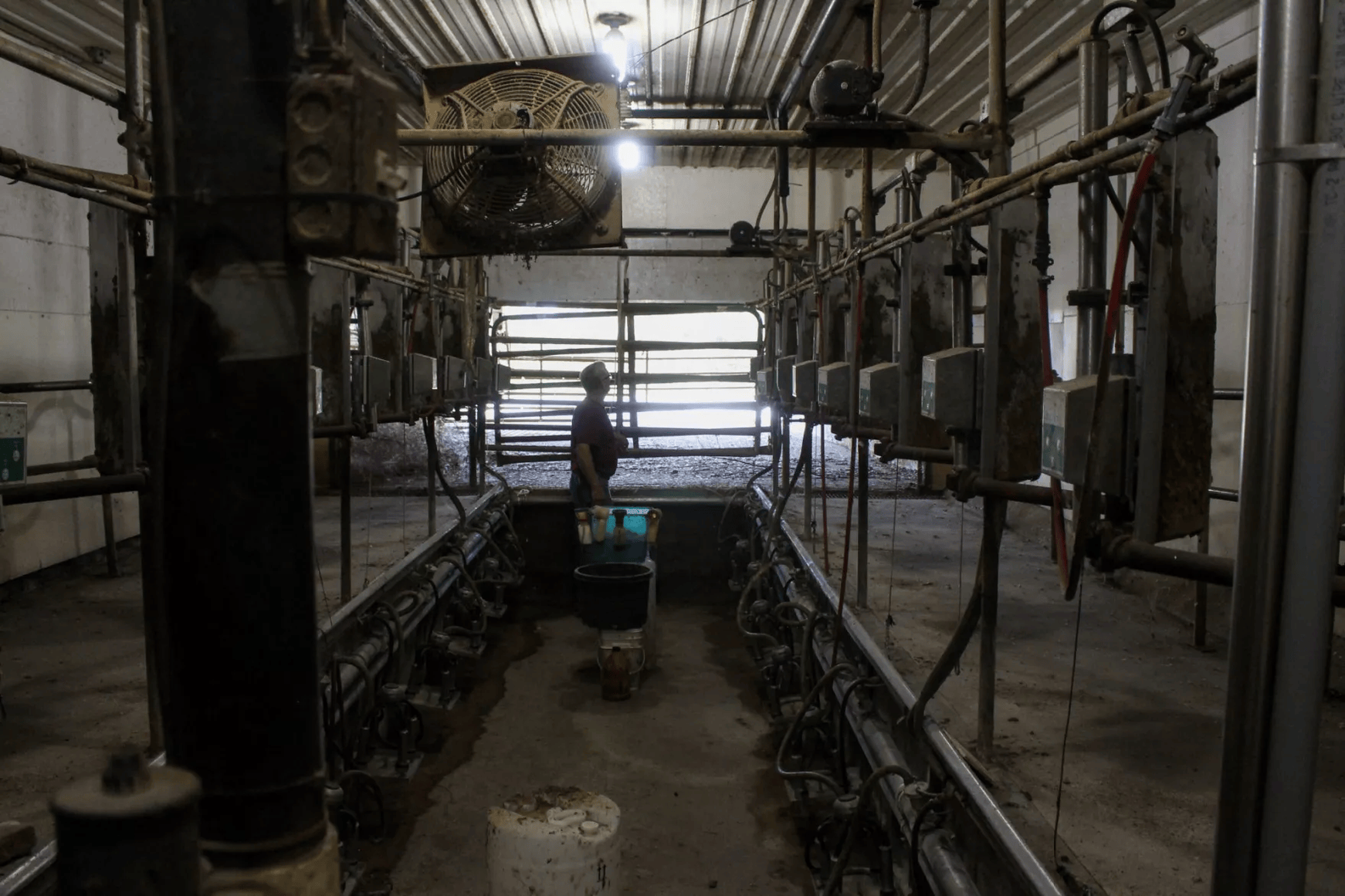 A milk barn