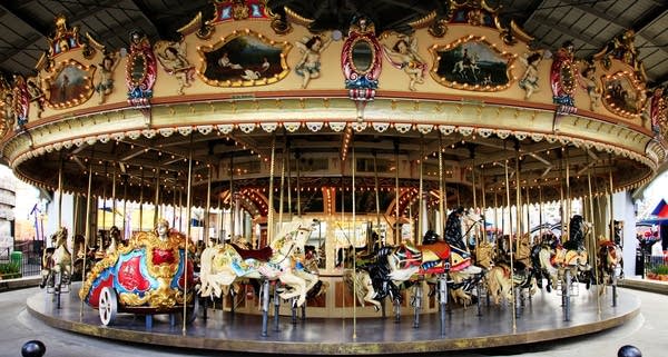 Carousel - shot during the day.