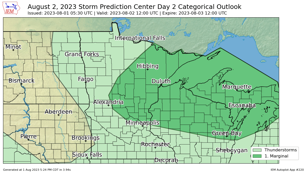 Isolated storms and 90 degrees likely Wednesday