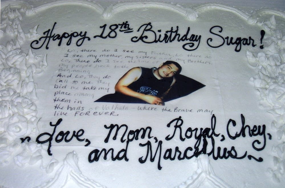 Brandon's birthday cake