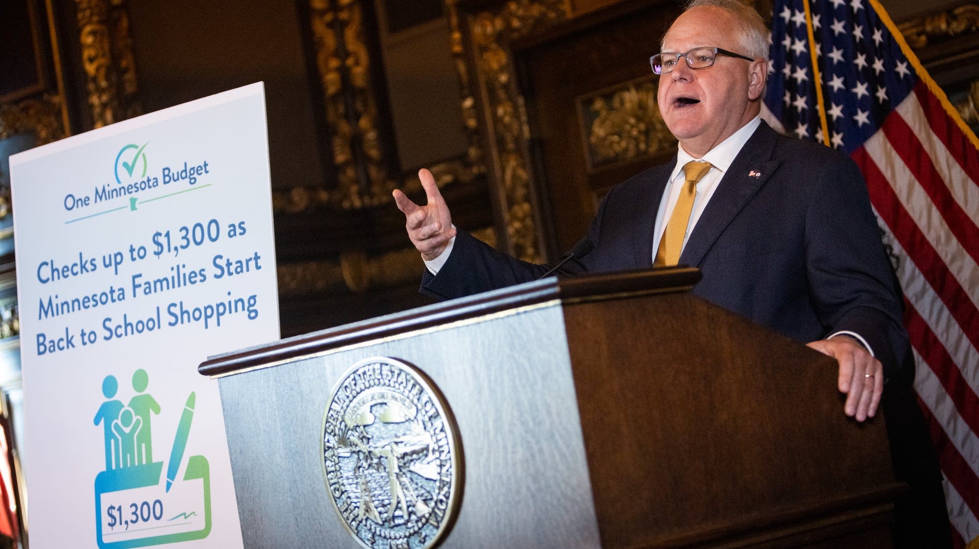 Walz says tax rebates will help with back to school shopping - Vimarsana News