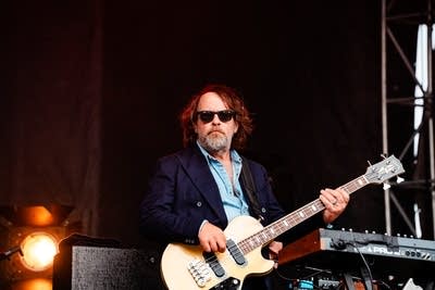 Father John Misty and band on stage