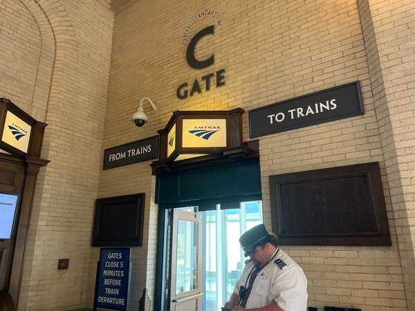 A view of Gate C in the concourse of Union Station.