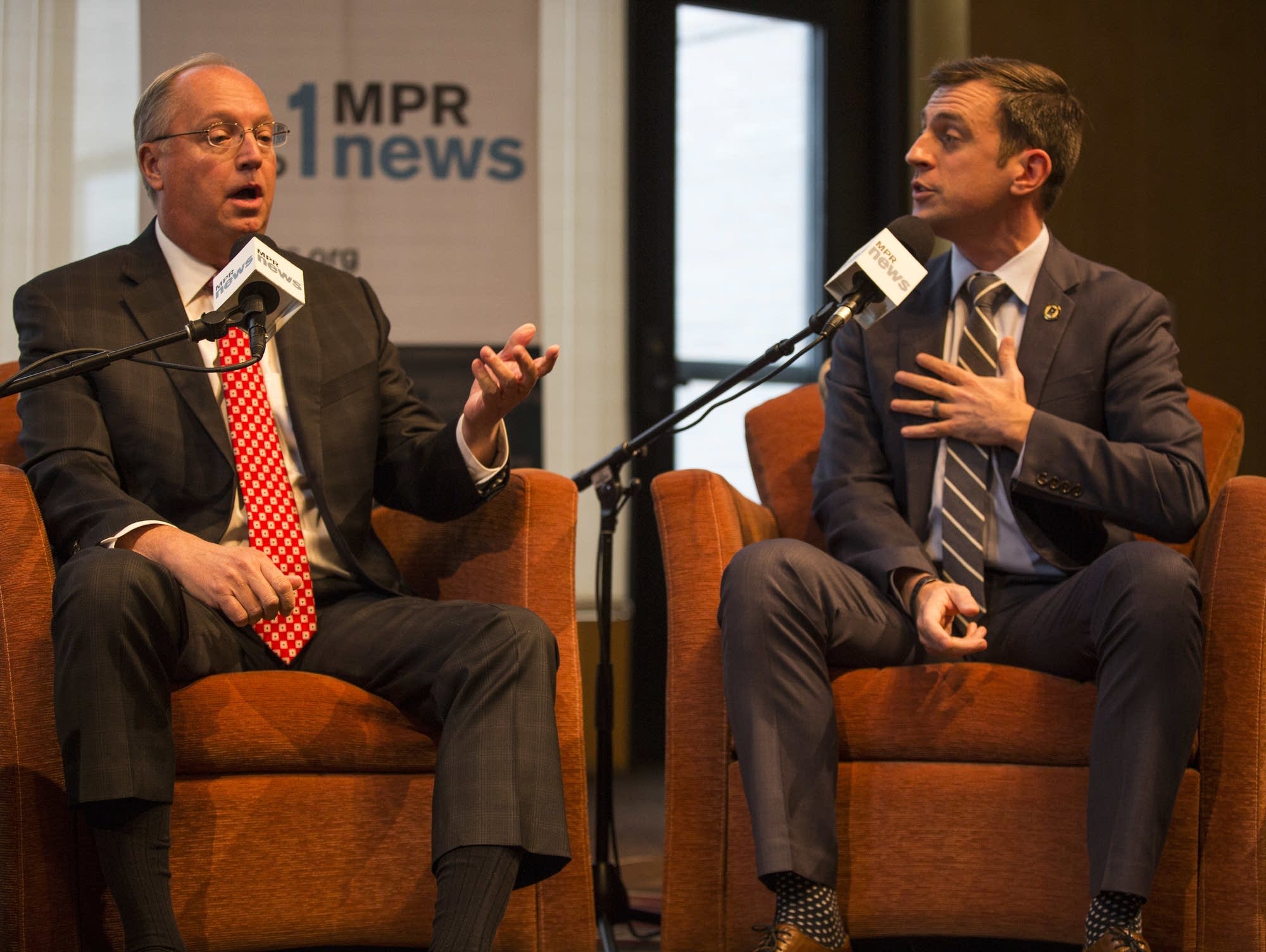 Republican Jim Hagedorn (left) and Democrat Dan Feehan.