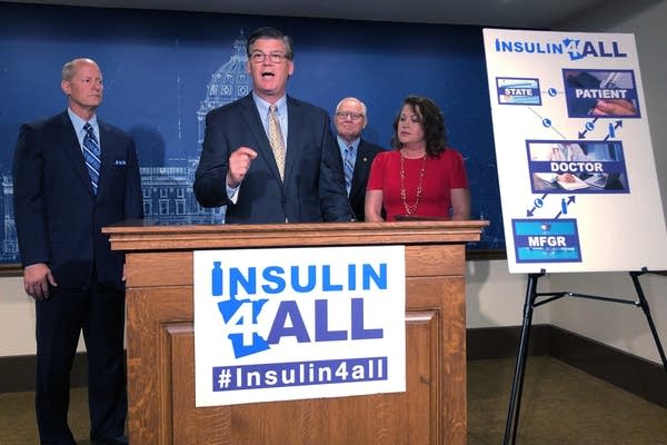 Senate Republicans plan to require drug makers to provide free insulin.