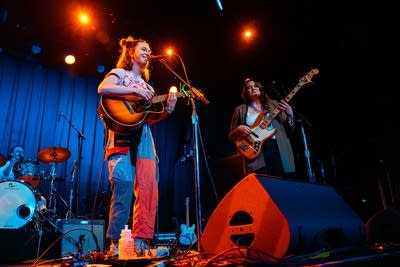 the band kiernan performing on stage
