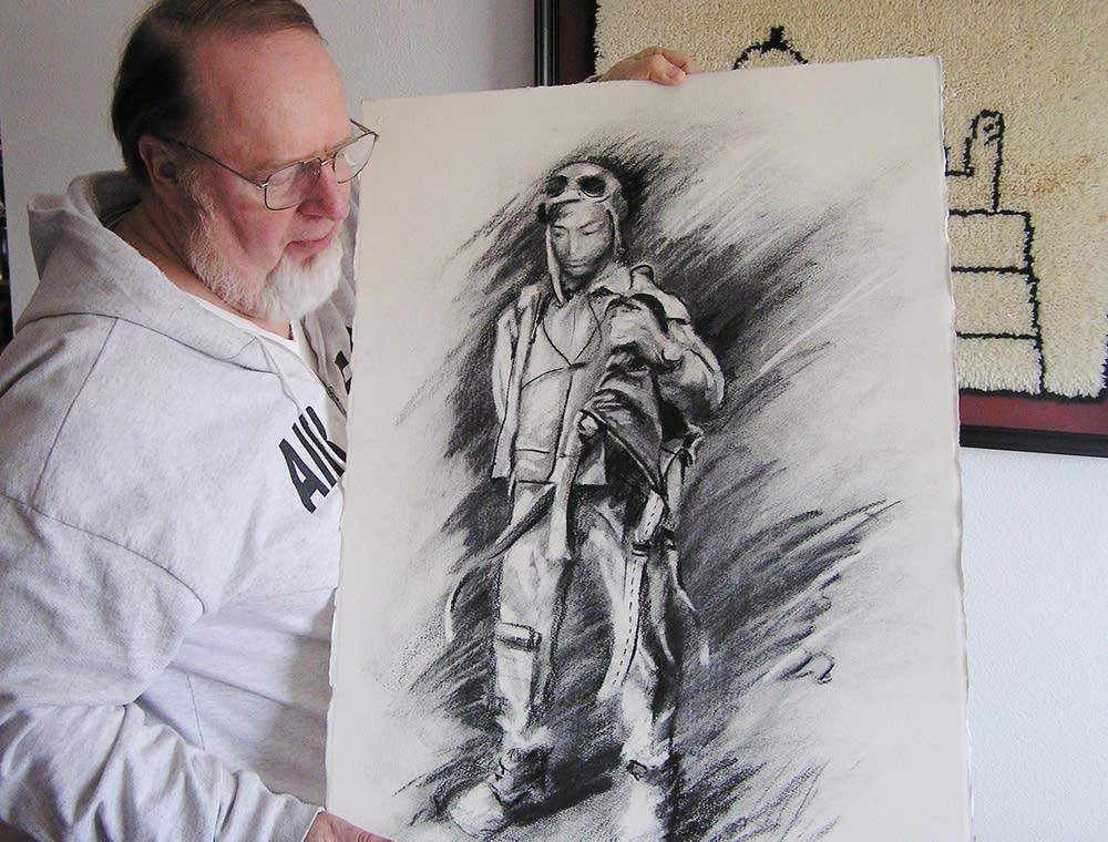 Sketch for bronze statue