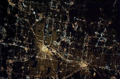 Twin Cities from the ISS