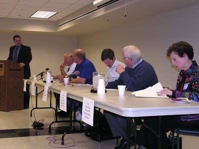 A debate in Moose Lake