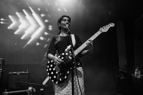 Nabihah Iqbal performs at Lowlands Festival 2023 at Walibi Holland Biddinghuizen on August 18, 2023 in Biddinghuizen, Netherlands.