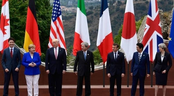 The G7 meeting last year. 