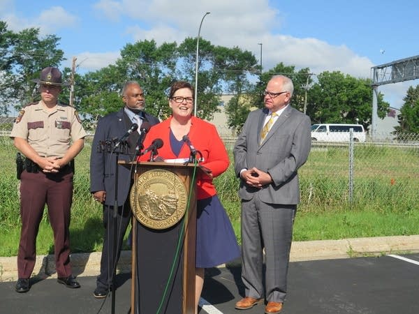 Margaret Anderson Kelliher talks about a law to keep the left lane clear.